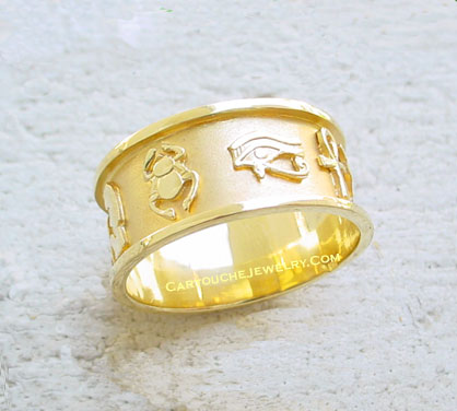 Cartouche Ring 18K Gold