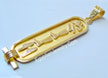 gold Cartouche Necklace