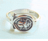 Personalized handmade Egyptian cartouche made in Egypt bands and rings made to order in silver or gold