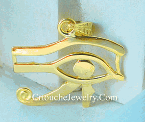 personalized rings key of life handmade - eye of horus symbol