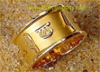 Gold Egyptian Cartouche Ring