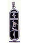 Onyx Cartouche Carved Silver<a title=
