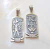 Egyptian Cartouche Pendants with your name or initials Silver