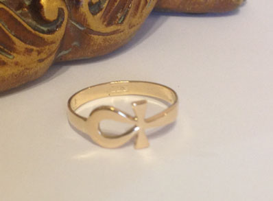 Gold or Silver Rings - Egyptian Ankh Rings